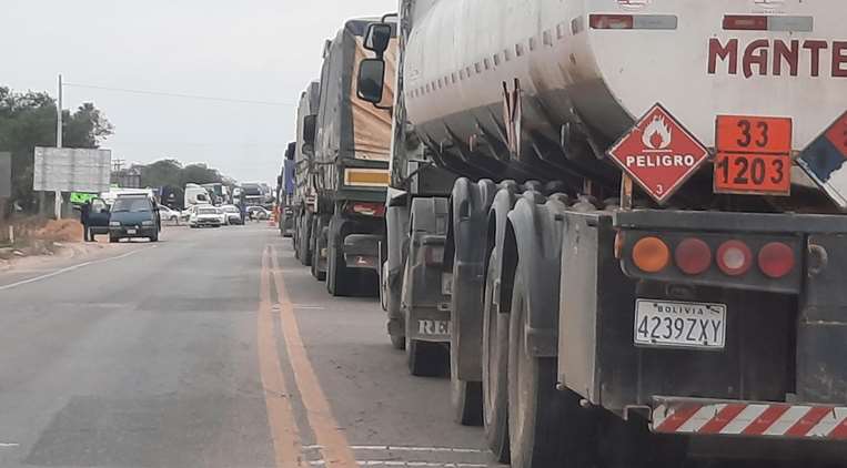 Bloqueo en Cruce de Campo Pajoso